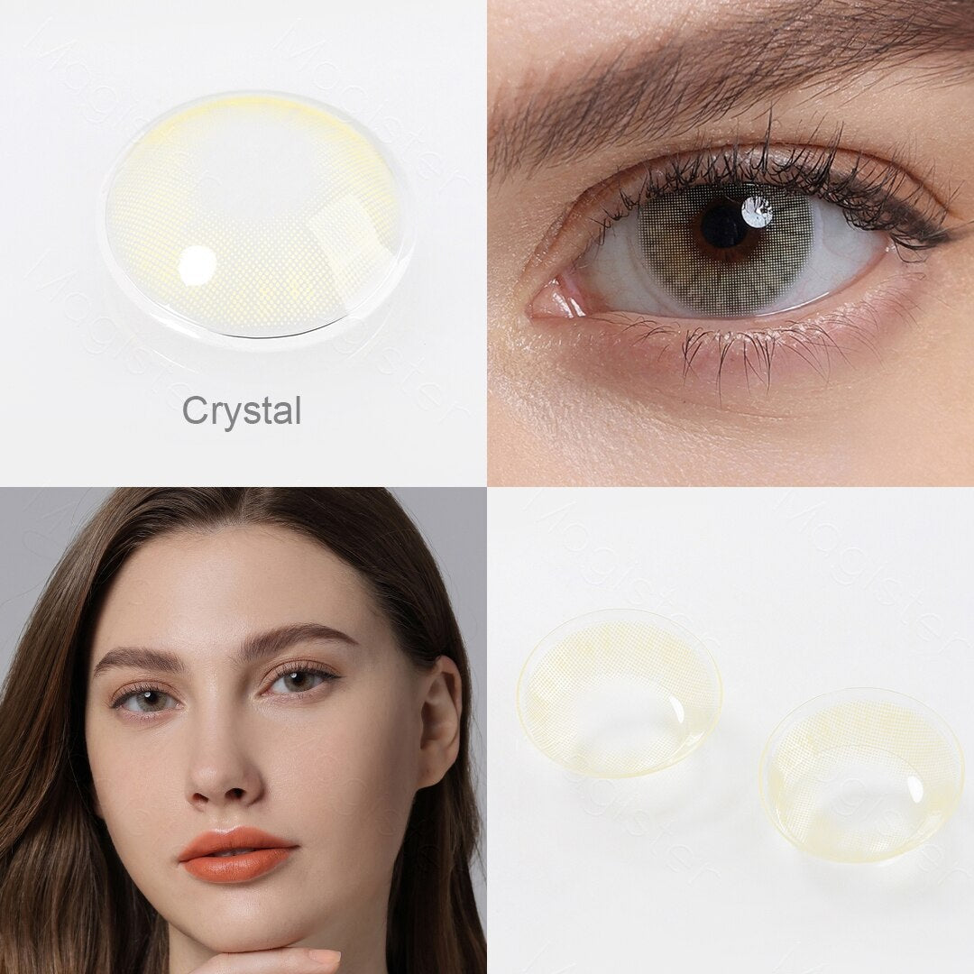 Magister Natural Eye Color Lens QUEEN Series Colored Contact Lenses Yearly Color Contact Lenses Eye Lens For Women and Men