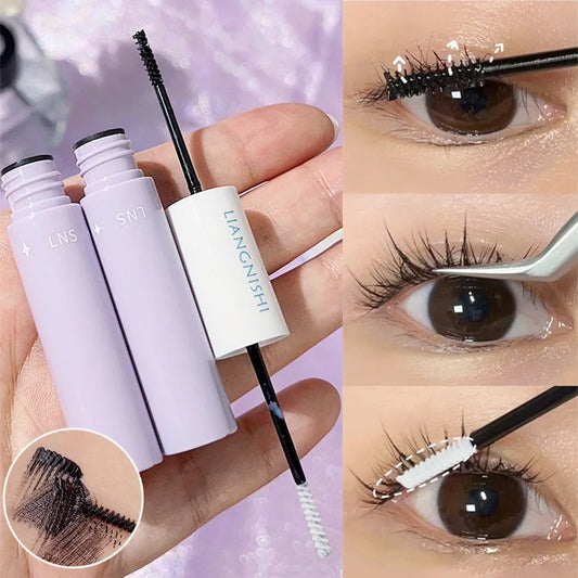 qgtao Double Head Eyelash Glue Mascara Waterproof Black Lash Extension Glue False Eyelashes Adhesive Mascara Raincoat Eyelash Makeup