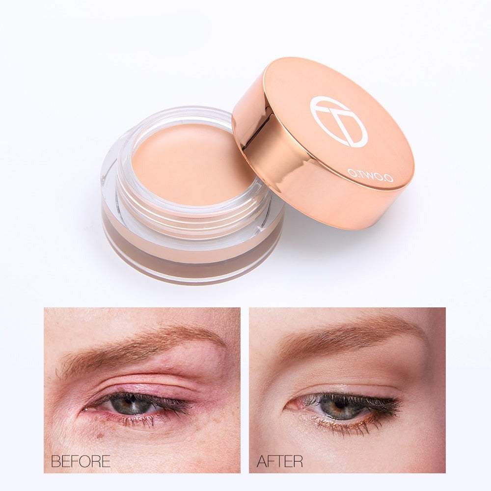 Eye Primer Concealer Cream Makeup Base Long Lasting Concealer Easy to Wear Cream Moisturizer Oil Control Brighten Skin