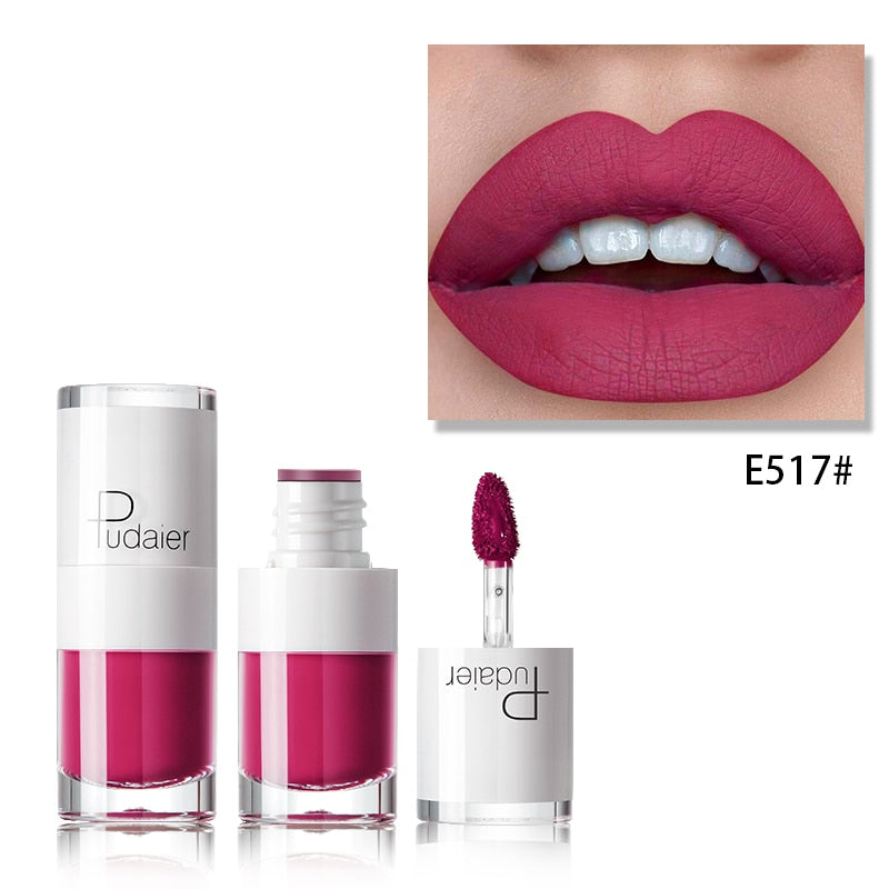 12 Colors Velvet Matte Liquid Lipstick Waterproof Sexy Nude Lip Gloss Tint Moisturizing Long Lasting Lip Glaze Makeup Cosmetic