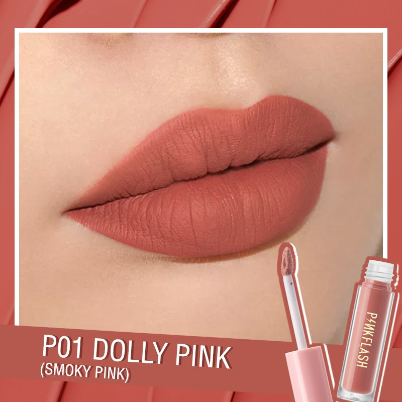 Waterproof Matte Liquid Lipstick Professional High Quality Long-lasting Lipgloss Women Lips Makeup Cosmetics