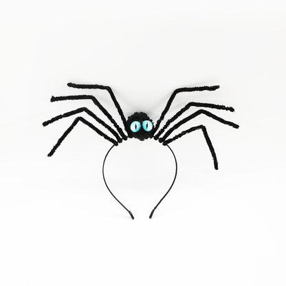 Halloween Spider Headdress Creative Funny Spider Performance Masquerade Dress Up Spider Headband Happy Helloween Party Decor