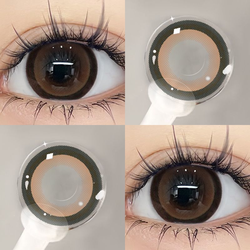 1 Pair High Quality Korea Nature Colored Contact Lenses Myopia Lenses Colored Cosmetics Beauty Pupil New