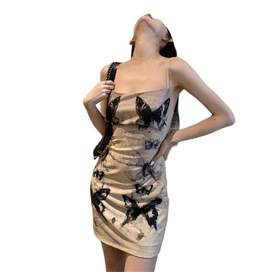 Butterfly Ink A-line Dress