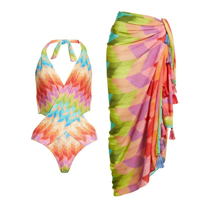 qgtao New Arrival Push Up Women Bikini Set Floral Printed Ruffle Bikinis Strappy Bandage Swimwear Brazilian Biquini Bathing Suit