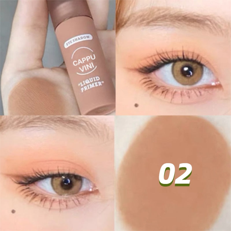 6 Colors Matte Nude Liquid Eyeshadow Cream Blush Dual Purpose Long Lasting Eye Shdaow Natural Cheek Contour Makeup Color Pigment