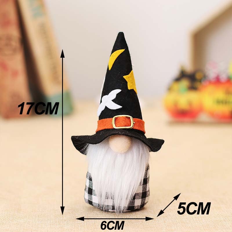 Halloween Gnome Plush Halloween Decoration for Home Handmade Faceless Dolls Gnome Ornaments Cute Elf Scandinavian Tomte Gnomes