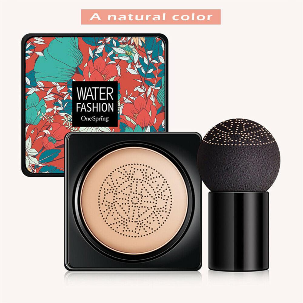 Air Cushion Foundation Mushroom Head BB CC Cream Concealer Whitening Brighten Face Base Tone Corrector Korean Makeup maquiagem