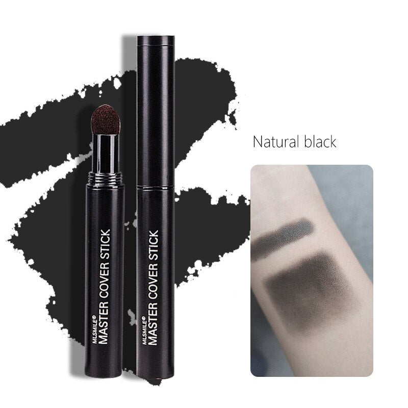 Waterproof Hair Shadow Powder Makeup Hairline Dye Contour Stick Hair Root Edge Cover Natural Hairline Eyebrow Filling Pen 1PCS