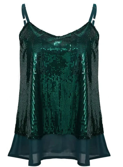Sexy Tops Vintage Summer Tank Top Women Casual Camis Sequin Ladies Tee Streetwear Blusas Fashion y2k Club Shirt Woman Clothes