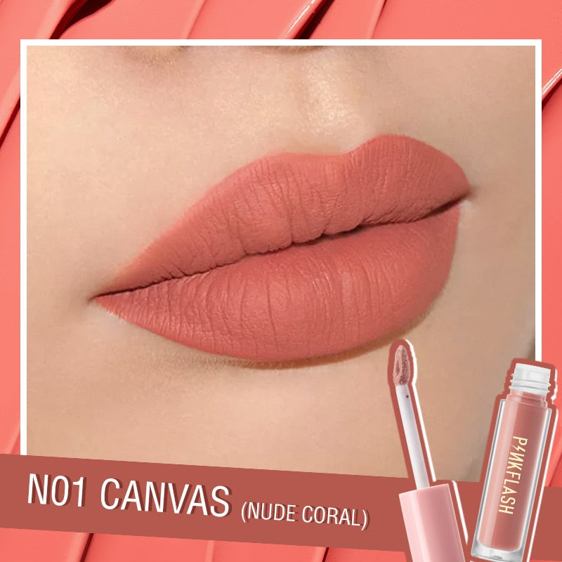 Waterproof Matte Liquid Lipstick Professional High Quality Long-lasting Lipgloss Women Lips Makeup Cosmetics