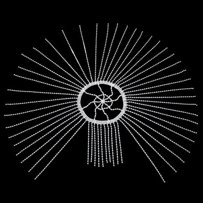 Stonefans Flash Long Tassel Hair Chain Rhinestone Head Chain for Women Nightclub Crystal Headband Hat Bridal Headpiece Jewelry