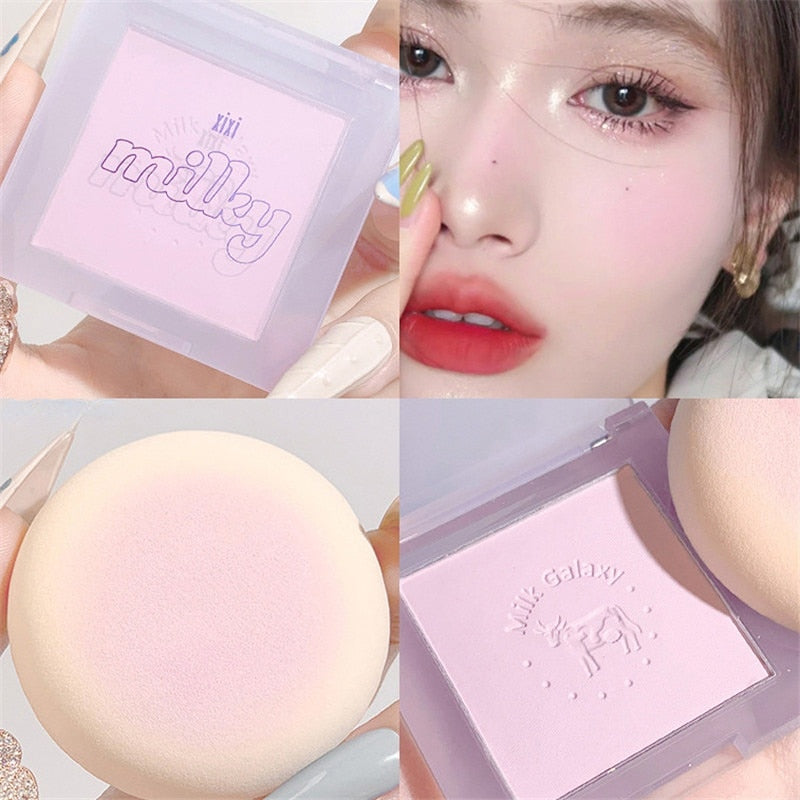 Soft Matte Blush Mini Portable Natural Blush Palette Peach Pink Red Rouge Cheek Long-lasting Nude Makeup Cosmetic Face Makeup