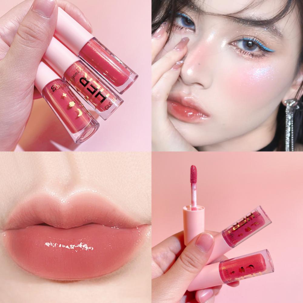 Moisturizing Mini Lip Gloss Oil Long Lasting Matte Air Lip Glaze Tint Sexy Red Shiny Liquid Lipsticks Makeup Cosmetics Jelly Lip