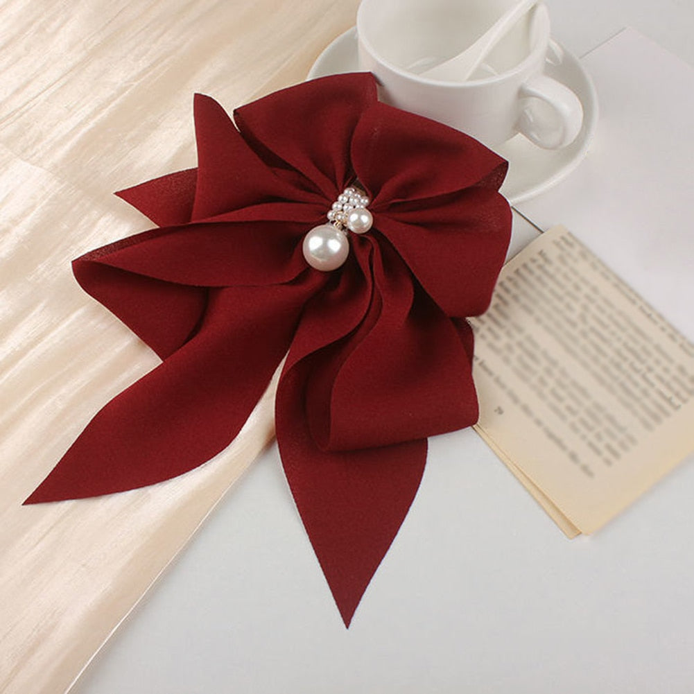 Wild Big Large Fashion Women Girls Hair Band Trendy Hairpin Casual Hair Clip Cute Ribbon Bow Ladies accessories Big Bow Barrette