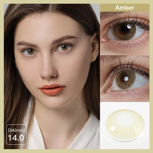 qgtao Natural Eye Color Lenses Color Contact Lenses For Eyes Gray Lens Colored Contact Lenses Beauty Pupils Eye Lenses