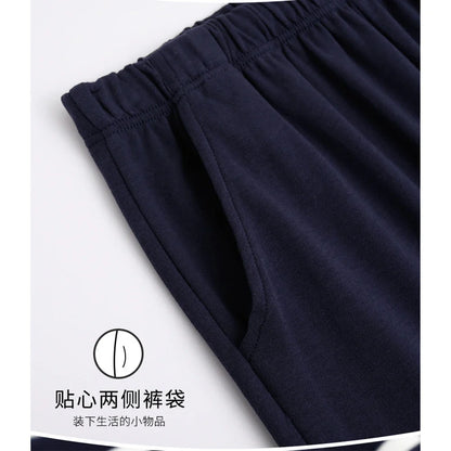 qgtao M-2XL 100% Cotton Women's Pajamas Casual Summer Short Sleeve Thin Pijama Sets Breathable Soft Pajama Sleepwear With Two Pockets