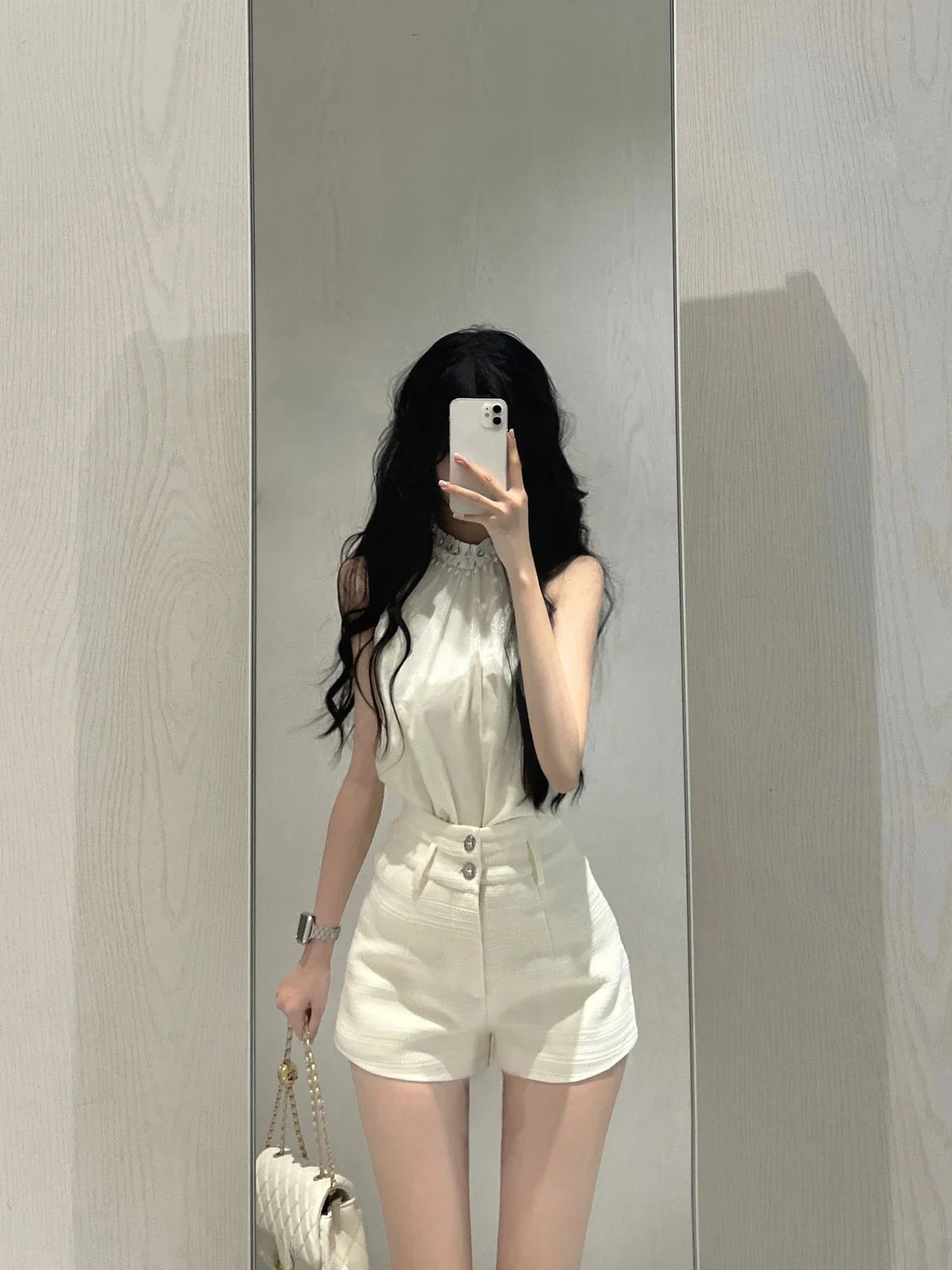 qgtao 2024 Casual Y2k Crop Tops + Mini Skirts Korean Fashion 2 Piece Sets Sexy Fashion Pant Suits Chic Outwear Even Party Clothing