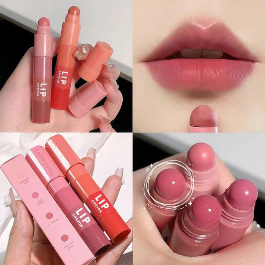 qgtao  -  Multicolour 4 In 1 Matte Lipstick Nude Pink Red Lip Liner Pen Long Long Waterproof Crayon Lipstick Pencil Lips Makeup Cosmetic