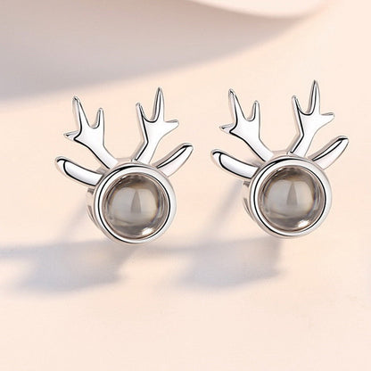 Cute Christmas Elk Dangle Earrings For Women Charm Xmas Deer Star Bowknot Round Ball Drop Earring Girls New Year Party Jewelry