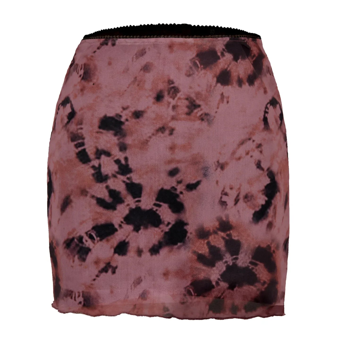 qgtao Leopard Printed Casual Short Skirts for Women 2024 Summer Vintage Women's High Waist Mesh Mini Skirt Fashion Female Wrap Hip Ski