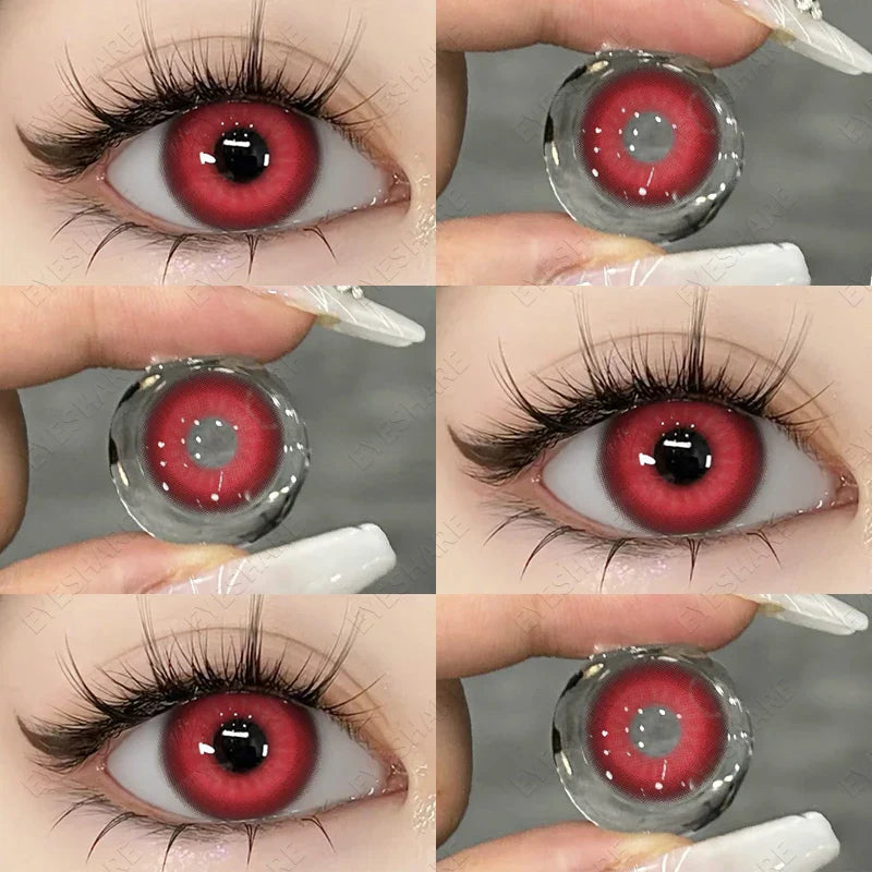 1Pair Colored Contact Lenses for Eyes Fast Delivery Brown Lenses Gray Pupils Lens Green Eye Lenses Blue Eye Lens Yearly