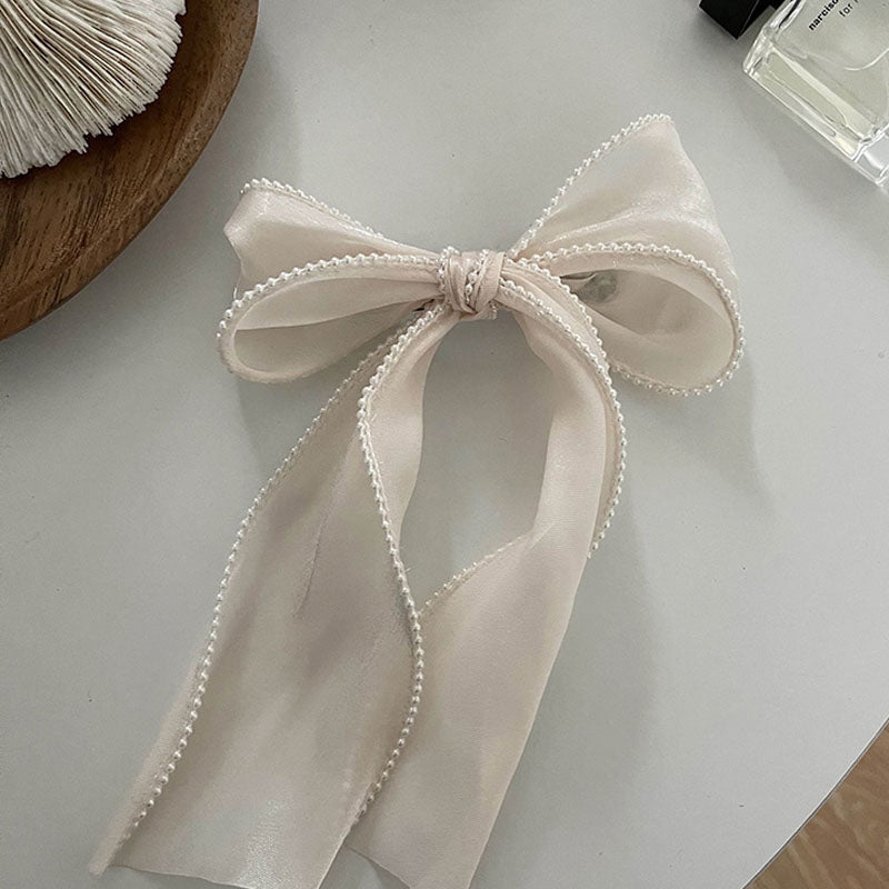 Wild Big Large Fashion Women Girls Hair Band Trendy Hairpin Casual Hair Clip Cute Ribbon Bow Ladies accessories Big Bow Barrette