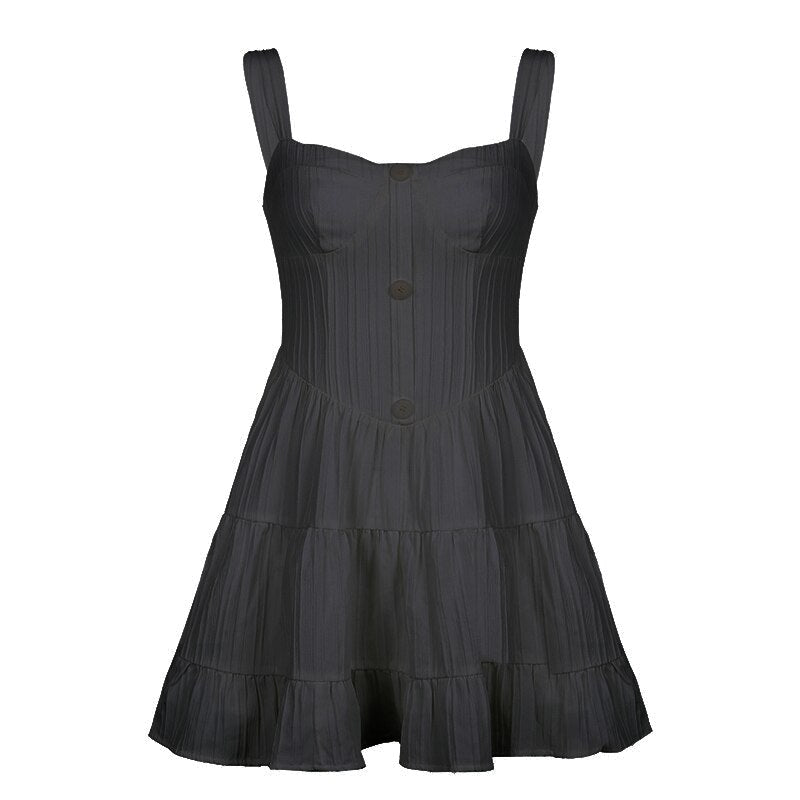 Balletcore Sleeveless A-Line Dress