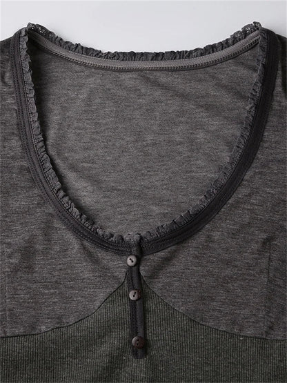 qgtao Y2K T-Shirts Women Vintage Long Sleeve Tops Female Hot Girl Fashion Deep V Neck Tee Ladies 2000S Style Grunge T Shirt Street wear