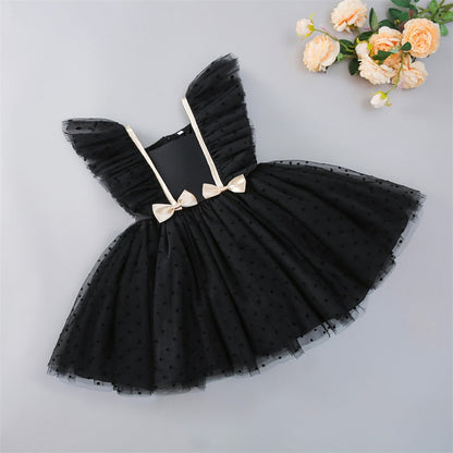 Summer Lace Princess Dresses For Kids 1-5 Year Birthday Dress Flowers Girls Dress Children's Birthday Party Costume Infant Dress