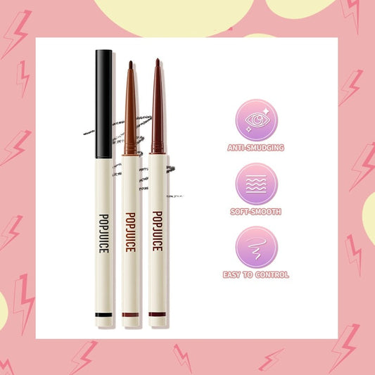 Soft-smooth Gel Eyeliner Ultra-fine Quick-drying Waterproof Anti-smudging Longlasting High Pigment Eye Makeup