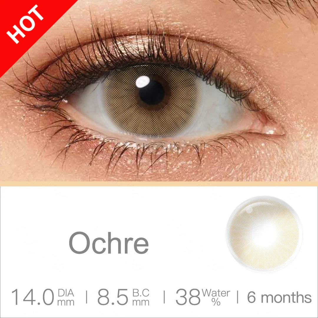 qgtao Natural Eye Color Lenses Color Contact Lenses For Eyes Gray Lens Colored Contact Lenses Beauty Pupils Eye Lenses