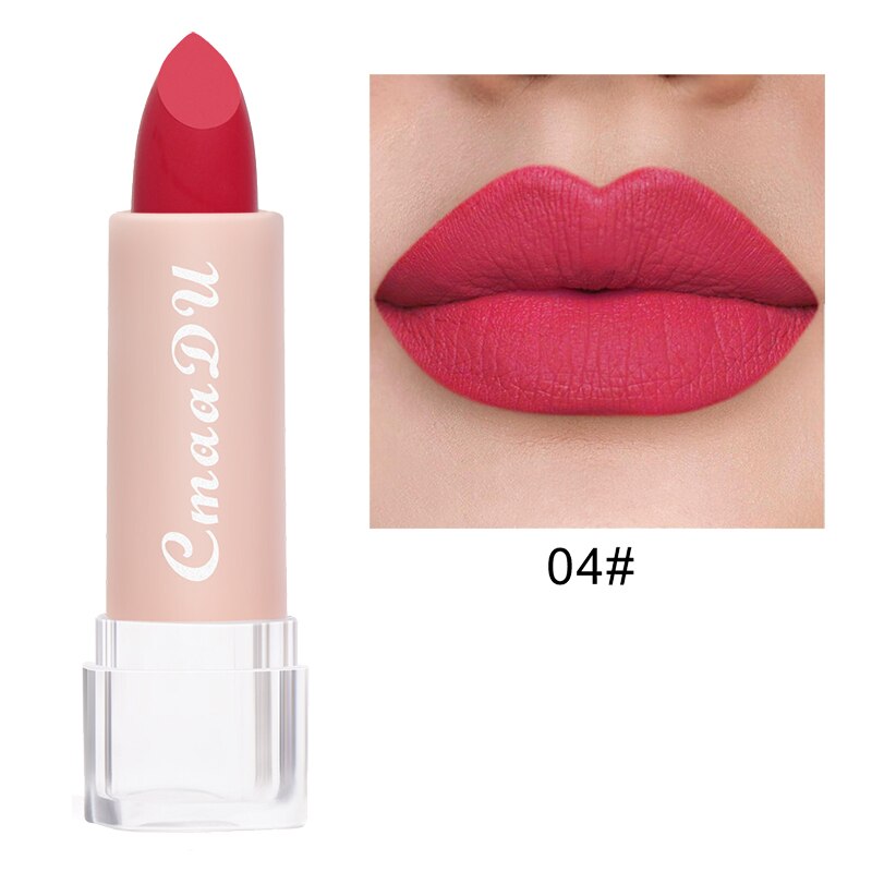 9 Colors Glitter Nude Lipsticks Waterproof Makeup Sexy Matte Lipsticks Long Lasting Mermaid Shimmer Lip Stick Pigment Cosmetic