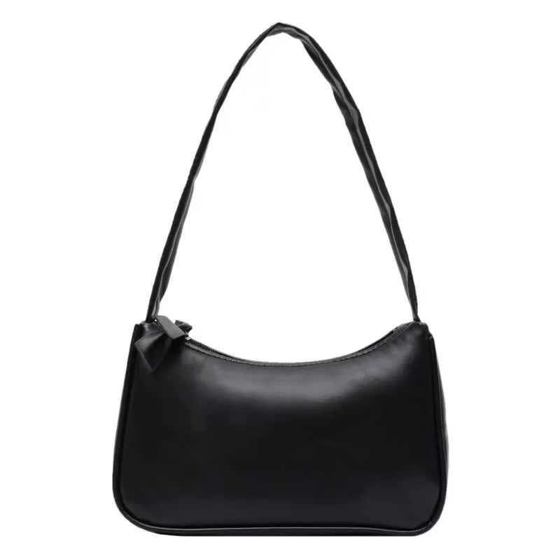 qgtao Fashion Simple Totes Bags for Women New Trendy Vintage Handbag Hot sale Female Small Subaxillary Bags Casual Mini Shoulder Bag