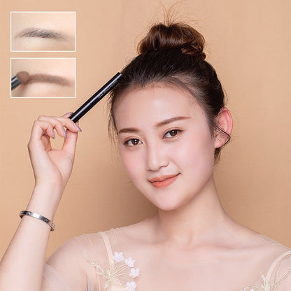 Waterproof Hair Shadow Powder Makeup Hairline Dye Contour Stick Hair Root Edge Cover Natural Hairline Eyebrow Filling Pen 1PCS