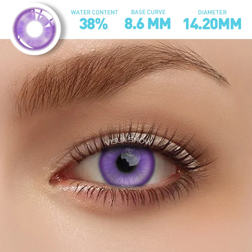 qgtao Magic Pop Custom Violet Contact Lens Cosmetic Colored Contact Lenses Wholesale Color Contact Lenses With Prescription