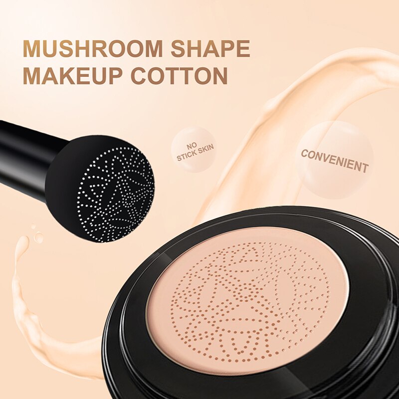 BB Cream Foundation Concealer Air Cushion Mushroom Head CC Whitening Makeup Cosmetics Waterproof Brighten Face Base Tone