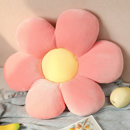 Lovely Daisy Throw Pillows Soft Comfortable Lumbar Support Back Cushion Cartoon Chair Cushion Pillows Decor Home Flower Pillow
