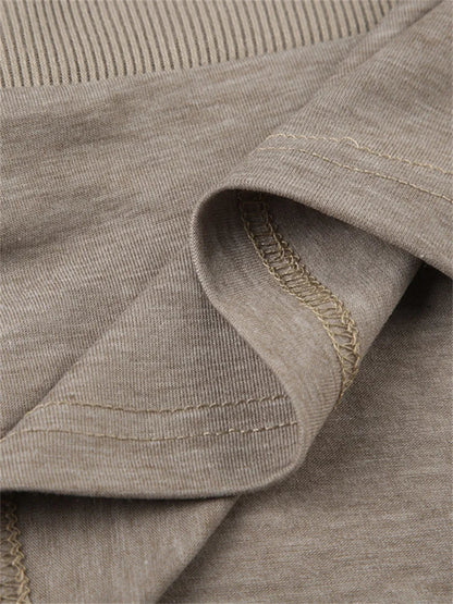 qgtao Y2K T-Shirts Women Vintage Long Sleeve Tops Female Hot Girl Fashion Deep V Neck Tee Ladies 2000S Style Grunge T Shirt Street wear