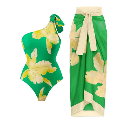 qgtao New Arrival Push Up Women Bikini Set Floral Printed Ruffle Bikinis Strappy Bandage Swimwear Brazilian Biquini Bathing Suit