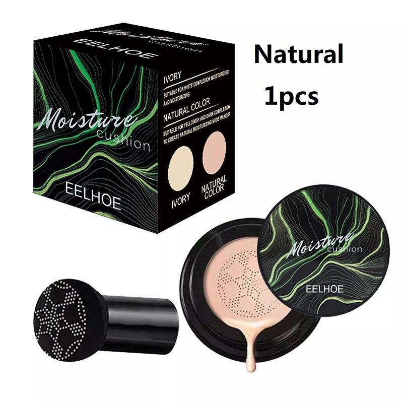 BB Cream Foundation Concealer Air Cushion Mushroom Head CC Whitening Makeup Cosmetics Waterproof Brighten Face Base Tone