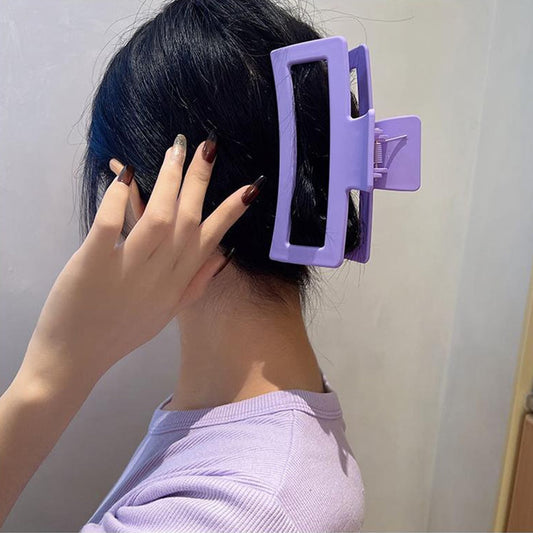 Oversize Frosted Candy Color Big Crab Hair Claws For Women Girl 2022 Elegant Hair Accessories Clamp Hairpins Barrette Headwear