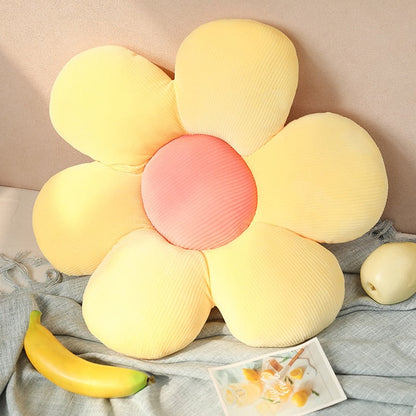 Lovely Daisy Throw Pillows Soft Comfortable Lumbar Support Back Cushion Cartoon Chair Cushion Pillows Decor Home Flower Pillow