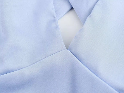 qgtao  2024 Women's Silk Satin Texture Long Dress Dresses on Sale Clearance Sexy Costume Robe Femme Elegant Fashion Summer