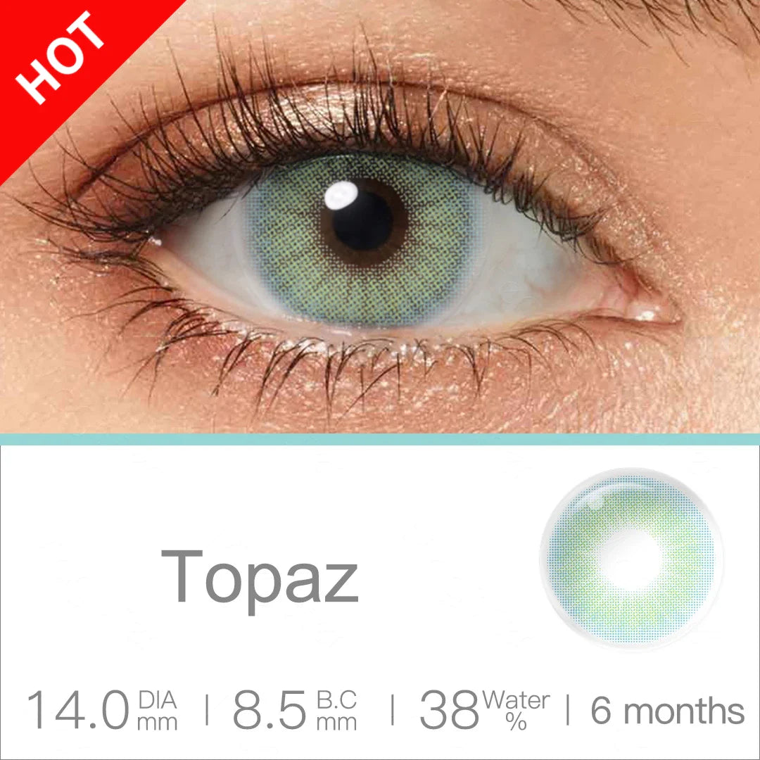 qgtao Natural Eye Color Lenses Color Contact Lenses For Eyes Gray Lens Colored Contact Lenses Beauty Pupils Eye Lenses