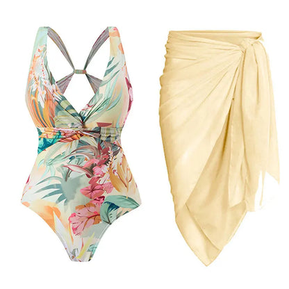 qgtao New Arrival Push Up Women Bikini Set Floral Printed Ruffle Bikinis Strappy Bandage Swimwear Brazilian Biquini Bathing Suit