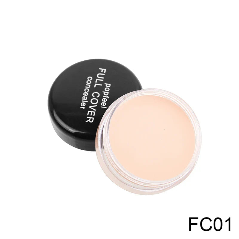 qgtao 4 Colors Concealer Makeup Palette Waterproof Moisturizing Coverage Dark Circle Face Contour Bronzer Foundation Cream Cosmetic