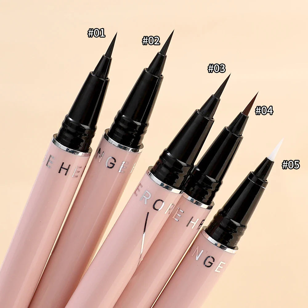 qgtao  Matte Colored Eyeliner Liquid Pencil White Red Party Eye Makeup Tools Waterproof Lasting Quick-drying No Blooming Black EyeLiner