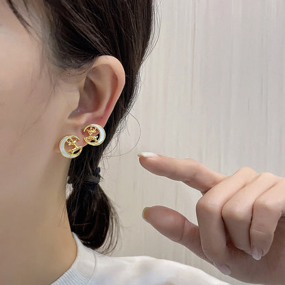 Cute Christmas Elk Dangle Earrings For Women Charm Xmas Deer Star Bowknot Round Ball Drop Earring Girls New Year Party Jewelry