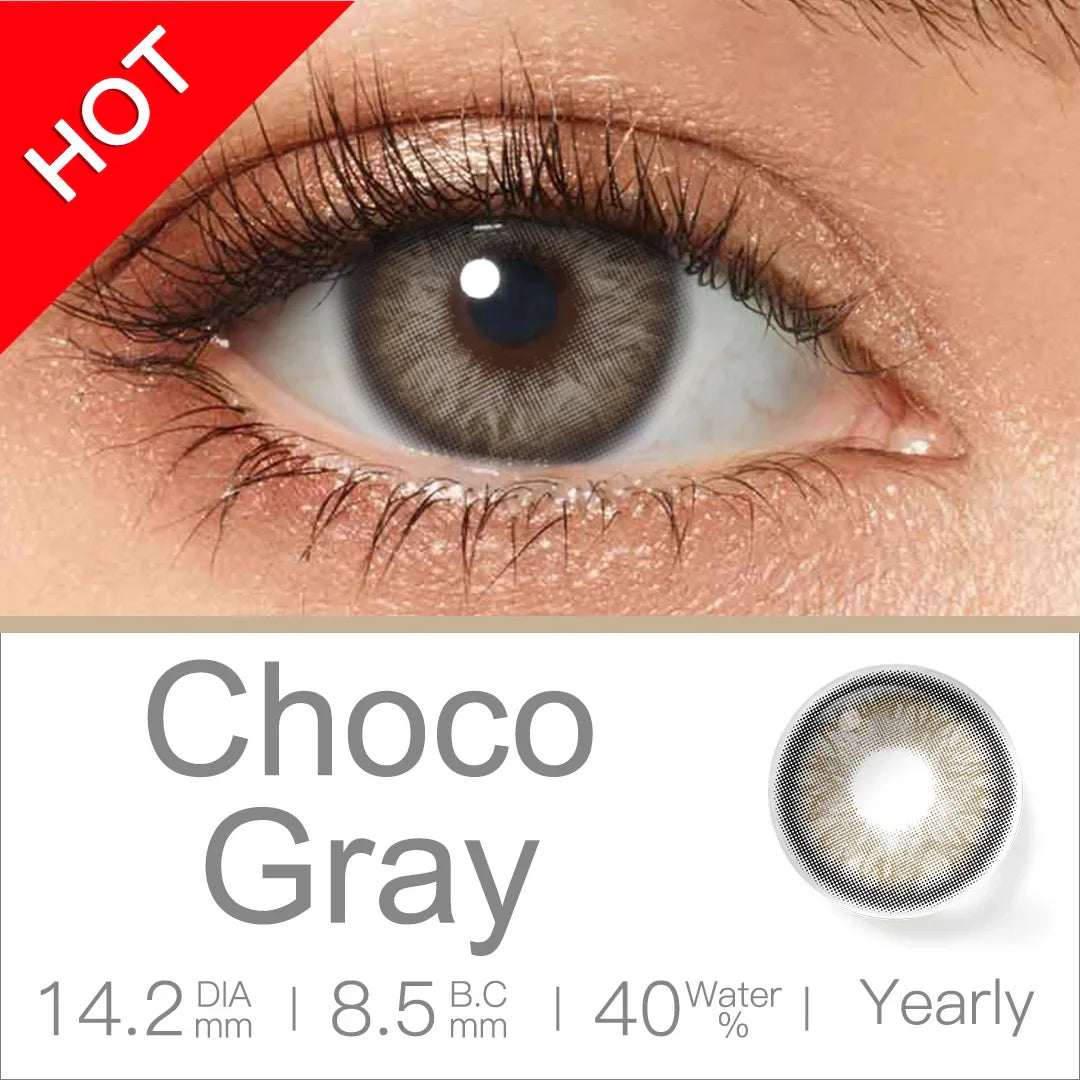 qgtao Colored Contact Lenses Natural Look Brown Eye Lenses Beauty pupils Blue contact Lenses Eye Cosmetic Color Lens